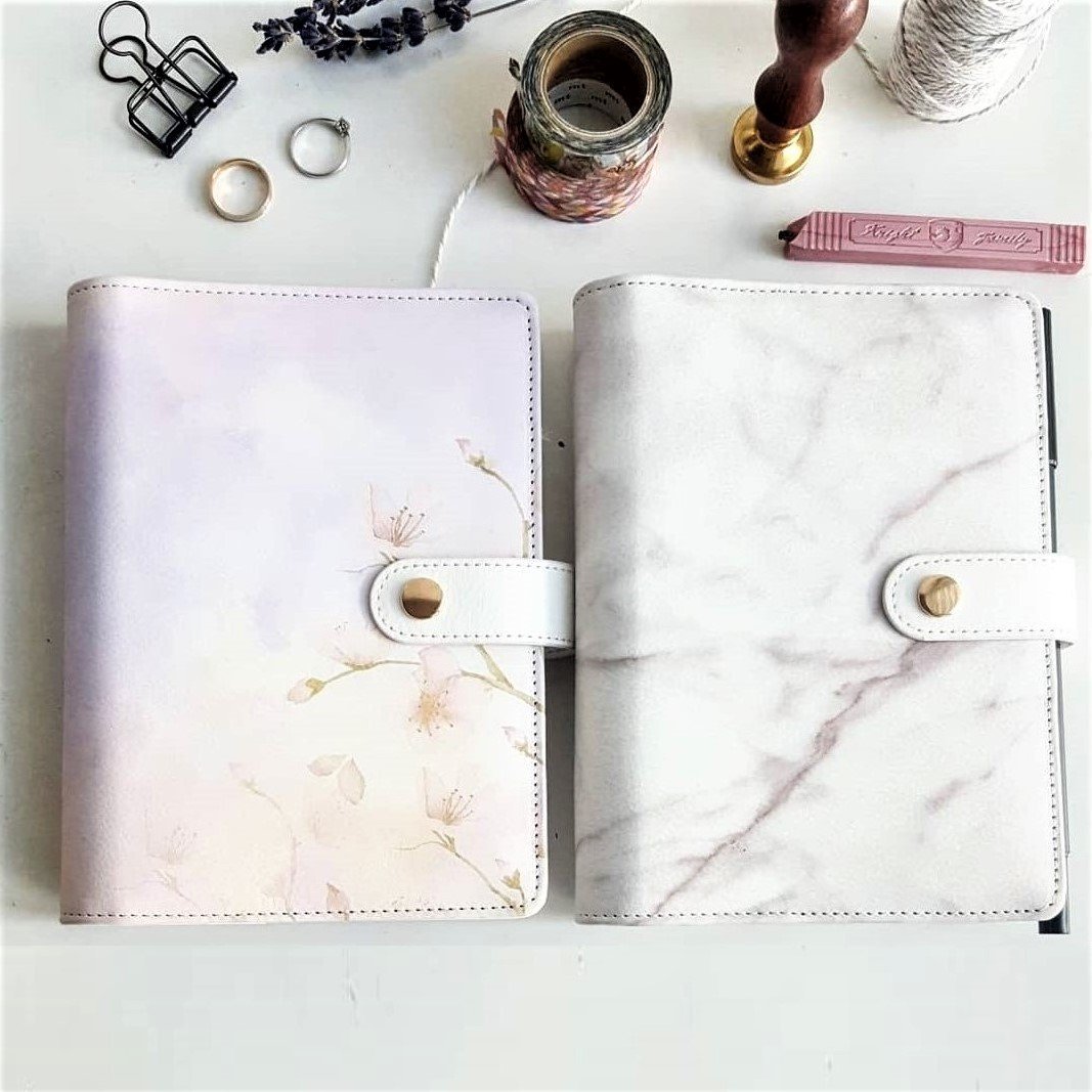Classy Design Faux Leather A6 Planner - Happiness Idea