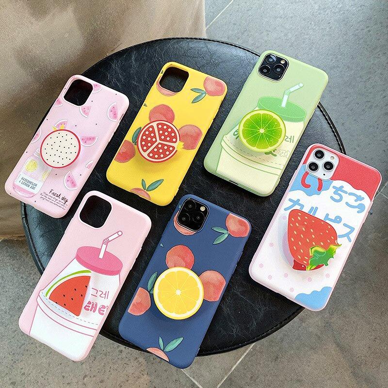 Fruity Series Soft Silicone Case for iPhone - Happiness Idea