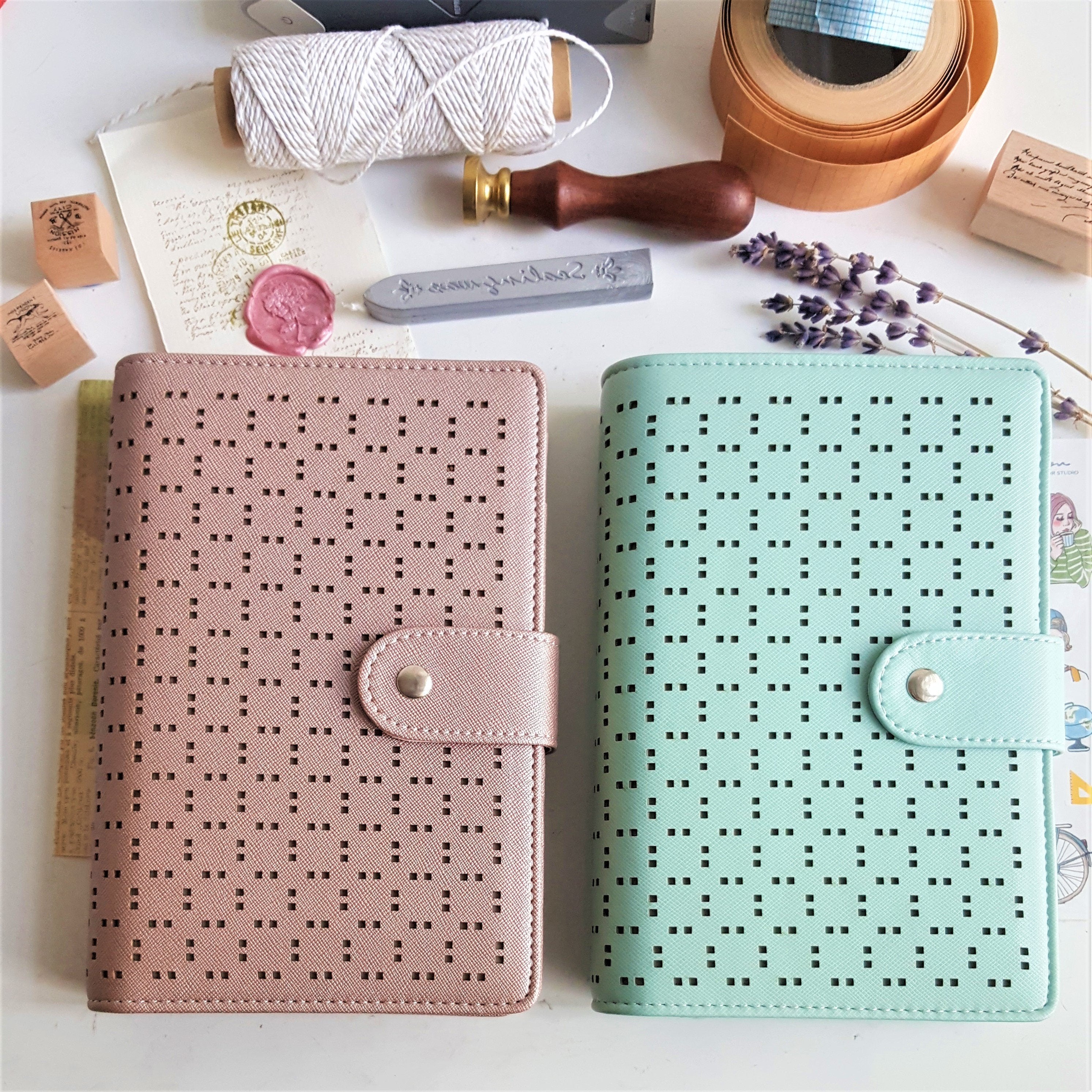 Hollow Faux Leather A6 Planner – Happiness Idea Malaysia