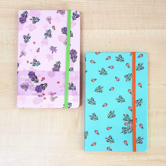 Kiddo Flowery A5 Notebook - Happiness Idea