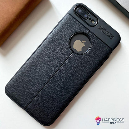 Leather Design TPU Case for iPhone