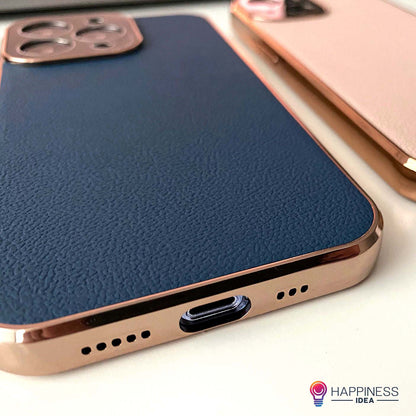 Luxury Design Genuine Leather Case for iPhone (Customisable)