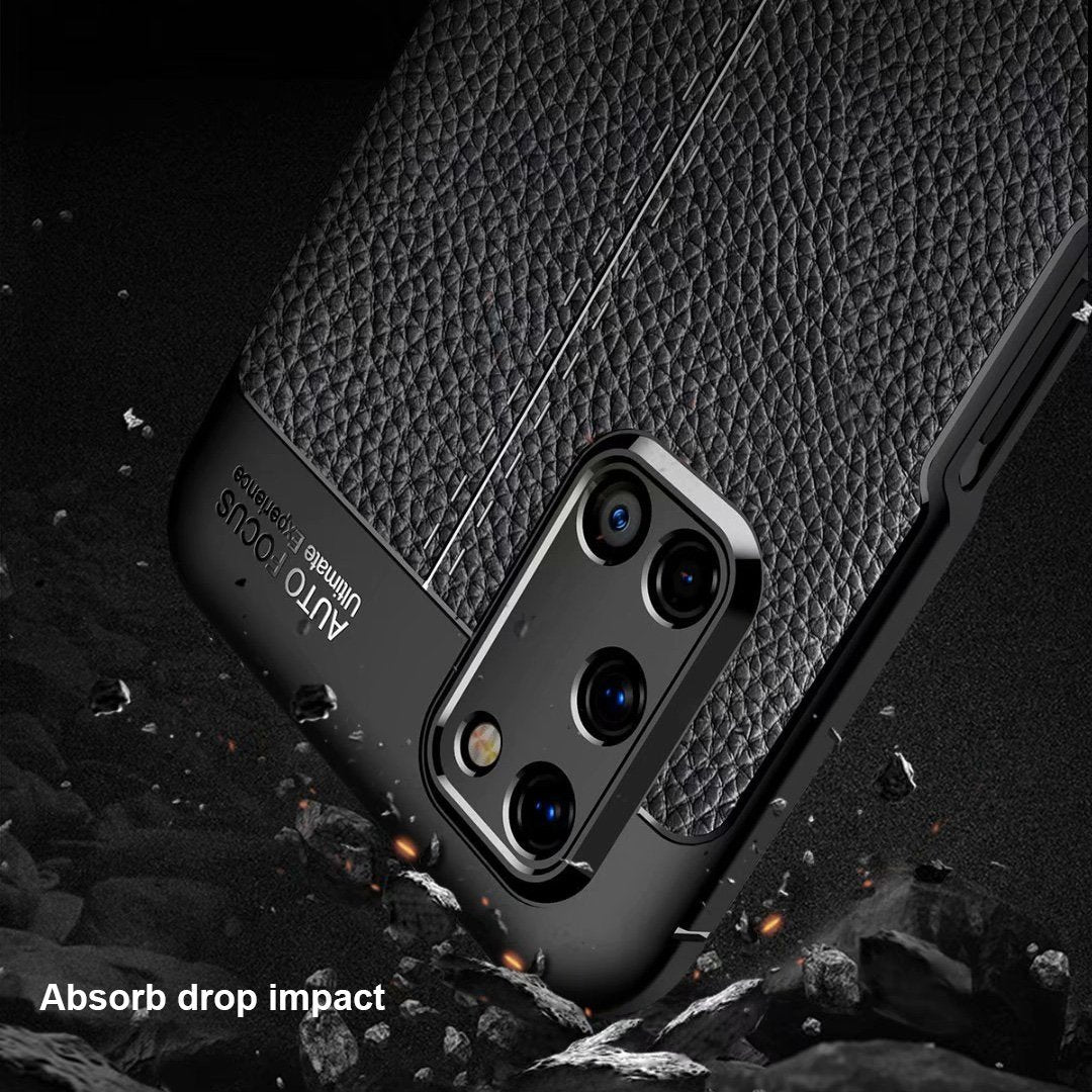 Oppo A92 Leather Design TPU Case - Happiness Idea