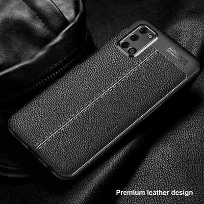 Oppo A92 Leather Design TPU Case - Happiness Idea