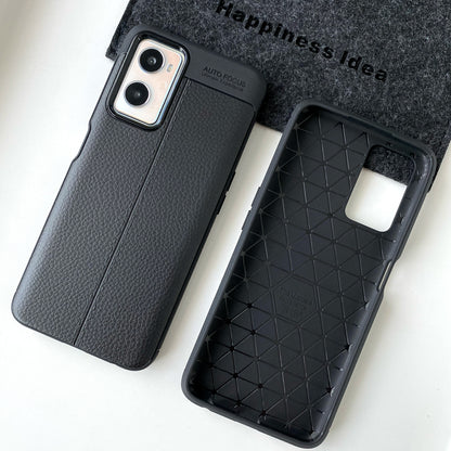 Oppo A96 / A76 Leather Design TPU Case