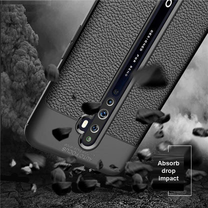 Oppo Reno 2F Leather Design TPU Case - Happiness Idea