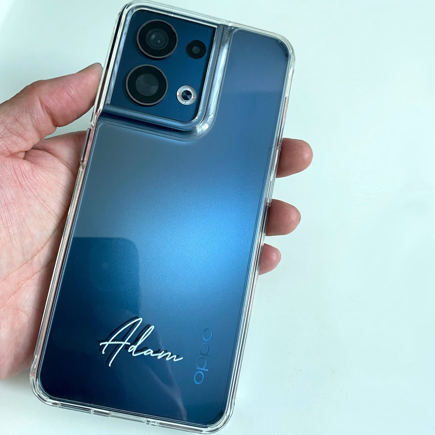 Personalised Oppo Reno 8 Clear Case