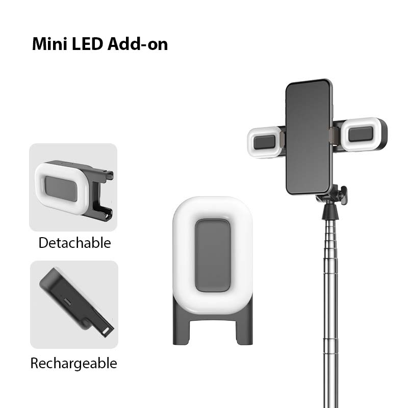 Mini LED Add-on for A31 Bluetooth Selfie Stick / Tripod