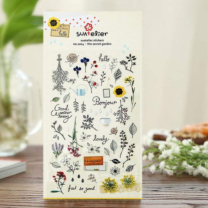 Suatelier Sticker no.1024: The Secret Garden - Happiness Idea