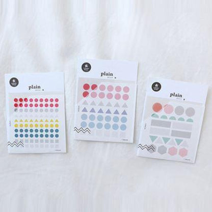 Suatelier Stickers - Plain x Deco (A) - Happiness Idea