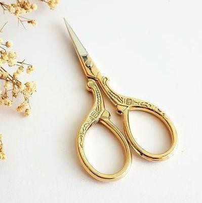 Vintage Craft Scissors (Gold) - Happiness Idea