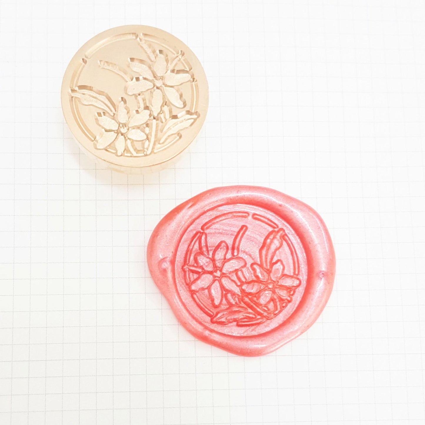 Wax Seal Stamp - Botanical Collection - Happiness Idea
