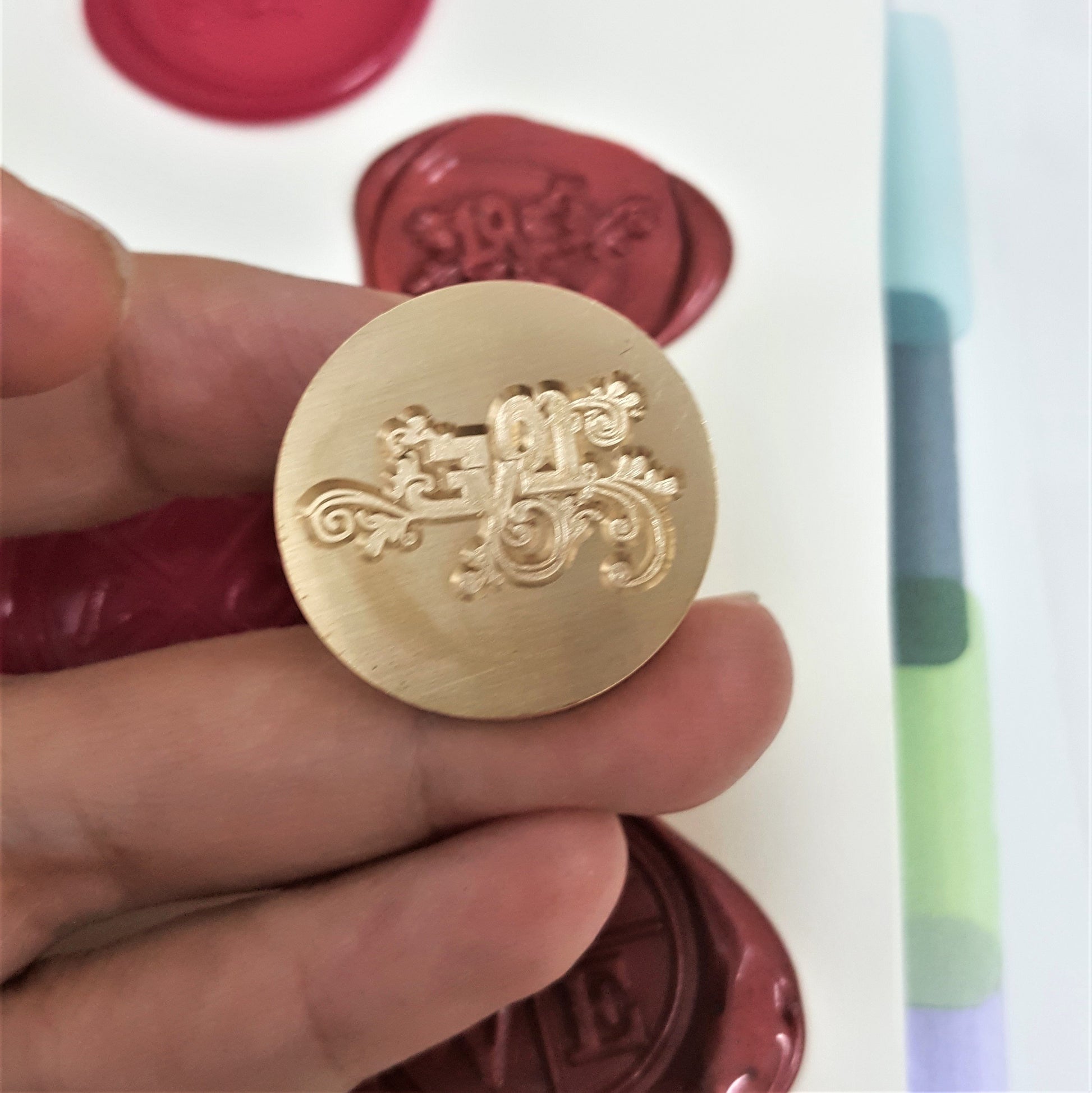 Wax Seal Stamp - Love & Wedding Collection - Happiness Idea